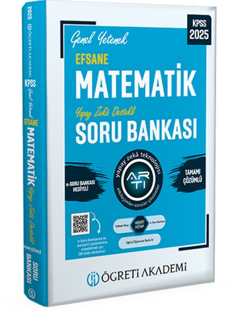 2025 KPSS Matematik Genel Yetenek Efsane Tamamı Çözümlü Soru Bankası