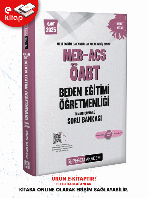 2025 MEB-AGS ÖABT Beden Eğitimi Öğretmenliği E-Soru Bankası
