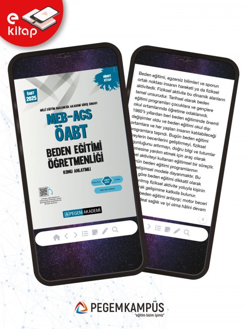 2025 MEB-AGS ÖABT Beden Eğitimi Öğretmenliği Konu Anlatımlı E-Kitap