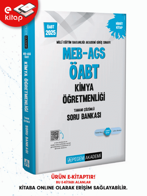 2025 MEB-AGS ÖABT Kimya Öğretmenliği E-Soru Bankası