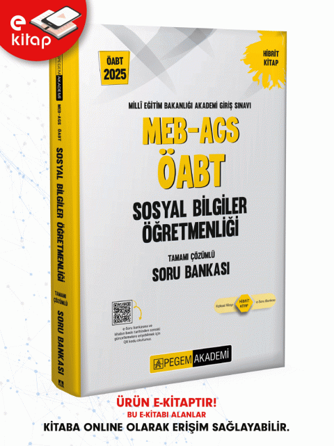 2025 MEB-AGS ÖABT Sosyal Bilgiler E-Soru Bankası