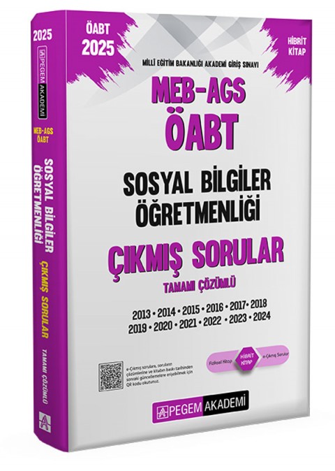 2025 MEB-AGS-ÖABT Sosyal Bilgiler Öğretmenliği Tamamı Çözümlü Çıkmış Sorular
