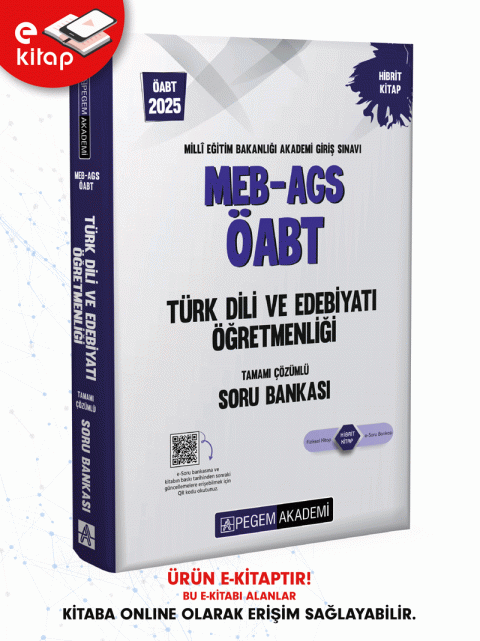 2025 MEB-AGS ÖABT Türk Dili ve Edebiyatı Öğretmenliği E-Soru Bankası