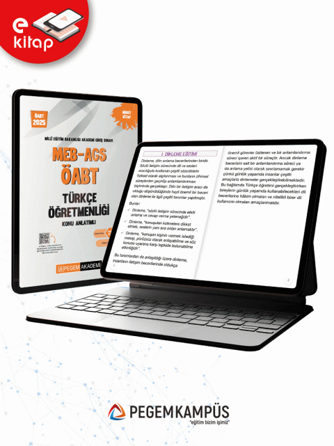 2025 MEB-AGS ÖABT Türkçe Öğretmenliği Konu Anlatımlı E-Kitap