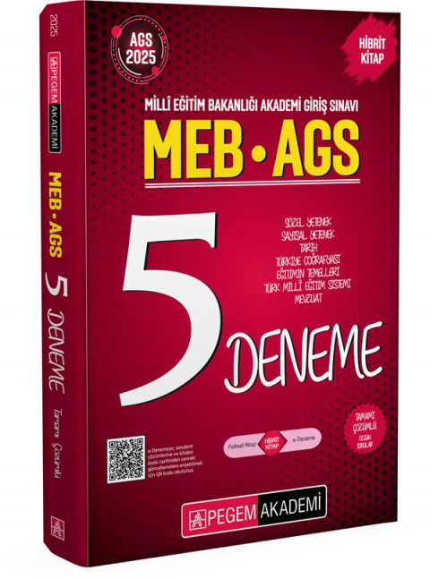 2025 MEB-AGS Tamamı Çözümlü 5 Deneme