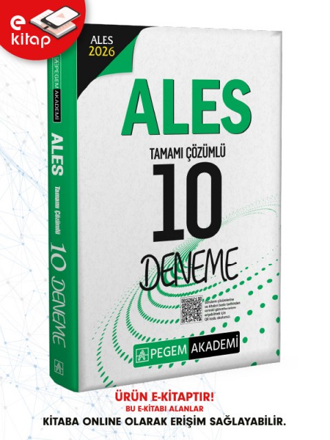 2026 ALES Tamamı Çözümlü 10 E-Deneme