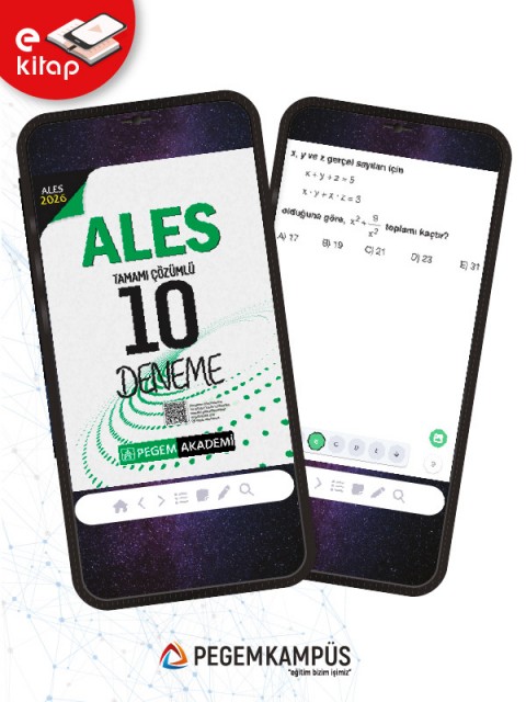 2026 ALES Tamamı Çözümlü 10 E-Deneme