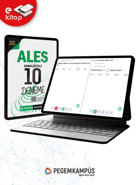 2026 ALES Tamamı Çözümlü 10 E-Deneme