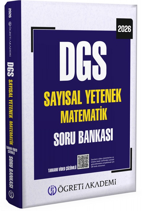 2026 DGS Sayısal Yetenek Matematik Tamamı Çözümlü Soru Bankası