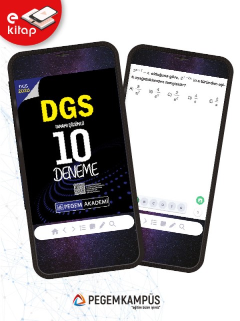 2026 DGS Tamamı Çözümlü 10 E-Deneme