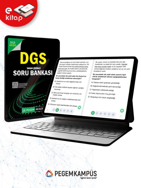 2026 DGS Tamamı Çözümlü E-Soru Bankası