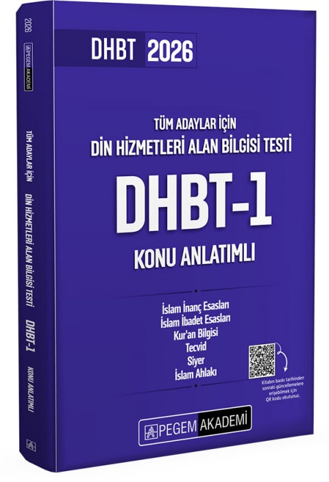 2026 Din Hizmetleri Alan Bilgisi Testi DHBT-1 Konu Anlatımlı