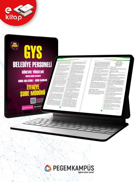 2026 GYS Belediye Personeli Görevde Yükselme Sınavlarına Hazırlık Konu Anlatımlı Soru Bankası İTFAİYE ŞUBE MÜDÜRÜ E-Kitap