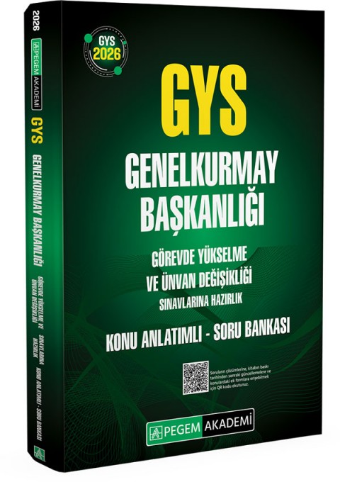 2026 GYS Genelkurmay Başkanlığı Görevde Yükselme Konu Anlatımlı Soru Bankası