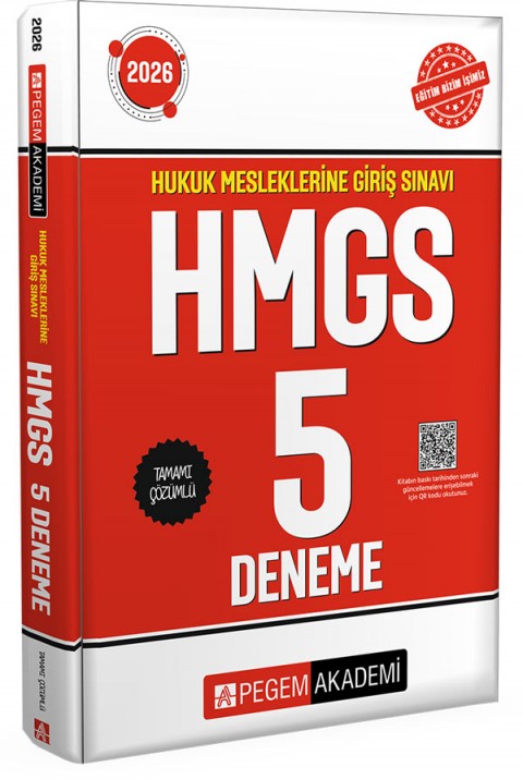 2026 Hukuk Mesleklerine Giriş Sınavı HMGS Tamamı Çözümlü 5 Deneme