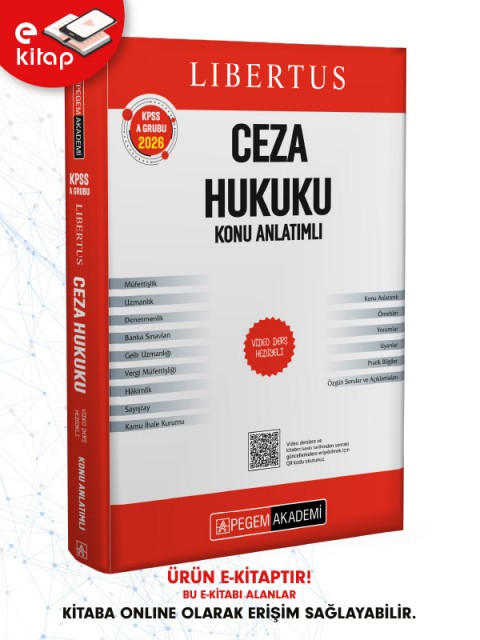 2026 KPSS A Grubu Libertus Ceza Hukuku Konu Anlatımlı E-Kitap