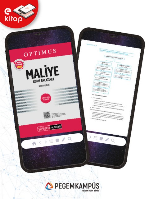 2026 KPSS A Grubu Optimus Maliye Konu Anlatımlı E-Kitap