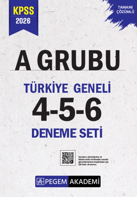 2026 KPSS A Grubu Tamamı Çözümlü Türkiye Geneli 4-5-6 (3'lü Deneme Seti)