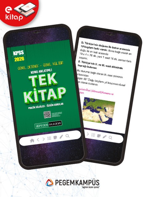 2026 KPSS Genel Yetenek Genel Kültür Konu Anlatımlı Tek Kitap (e-kitap)