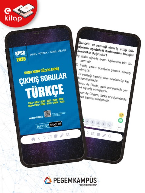 2026 KPSS Genel Yetenek Genel Kültür Konu Konu Düzenlenmiş Tamamı Çözümlü Çıkmış Sorular TÜRKÇE E-Kitap
