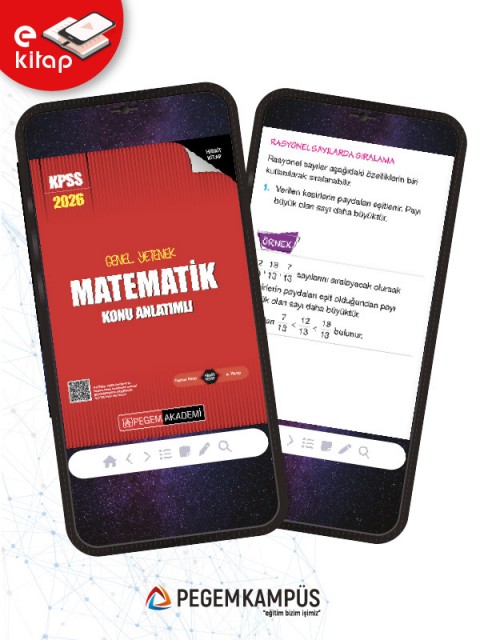 2026 KPSS Genel Yetenek Genel Kültür Matematik Konu Anlatımlı E-Kitap