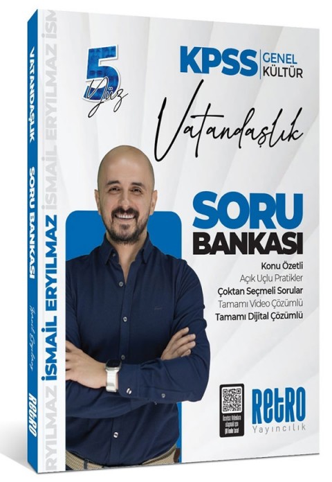 2026 KPSS İsmail Eryılmaz Vatandaşlık Soru Bankası Retro Yayıncılık