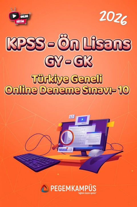2026 KPSS Ön Lisans GYGK Türkiye Geneli Online Deneme Sınavı-10