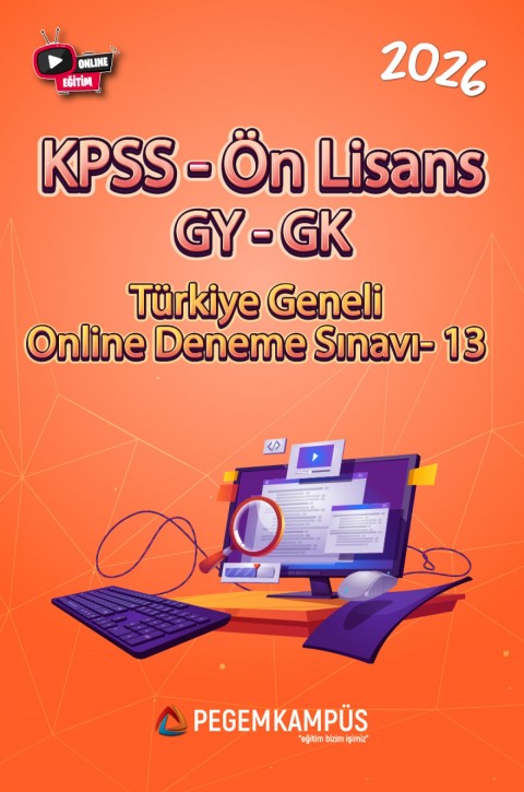 2026 KPSS Ön Lisans GYGK Türkiye Geneli Online Deneme Sınavı-13