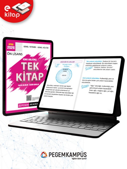 2026 KPSS Ön Lisans Genel Yetenek Genel Kültür Konu Anlatımlı E-Kitap