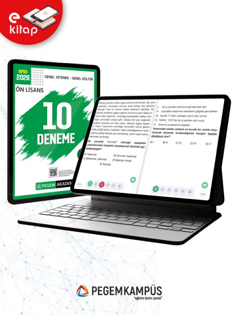 2026 KPSS Ön Lisans Genel Yetenek Genel Kültür Tamamı Çözümlü 10 E-Deneme