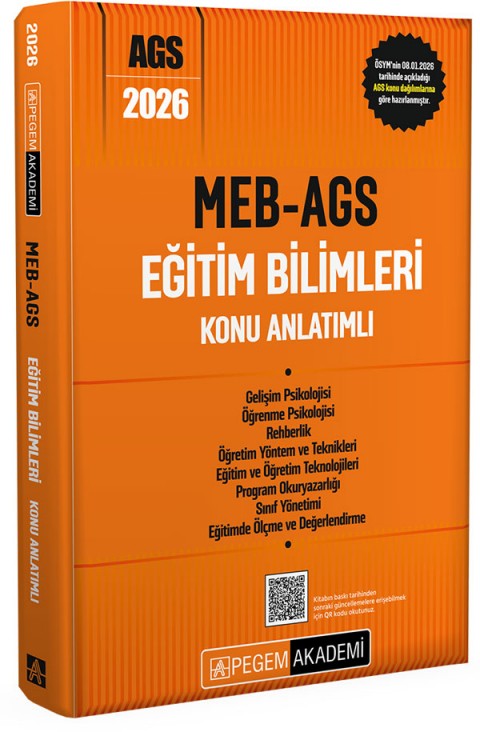 2026 MEB AGS Eğitim Bilimleri Konu Anlatımlı