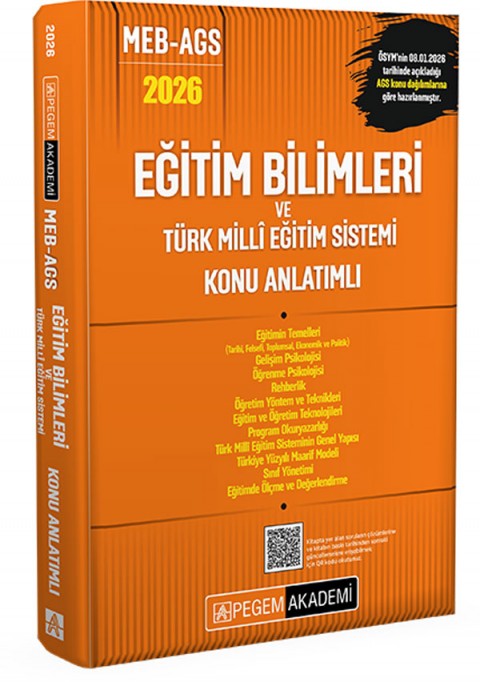 2026 MEB AGS Eğitim Bilimleri ve Türk Milli Eğitim Sistemi Konu Anlatımlı