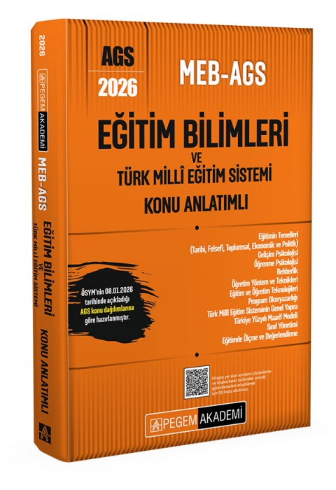2026 MEB AGS Eğitim Bilimleri ve Türk Milli Eğitim Sistemi Konu Anlatımlı