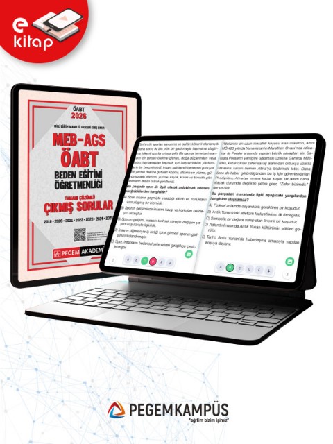 2026 MEB-AGS ÖABT Beden Eğitimi Öğretmenliği Tamamı Çözümlü Çıkmış Sorular (e-kitap)