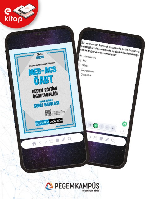 2026 MEB-AGS ÖABT Beden Eğitimi Öğretmenliği Tamamı Çözümlü E-Soru Bankası
