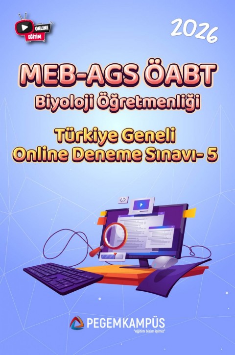 2026 MEB-AGS ÖABT Biyoloji Öğretmenliği Türkiye Geneli Online Deneme Sınavı-5