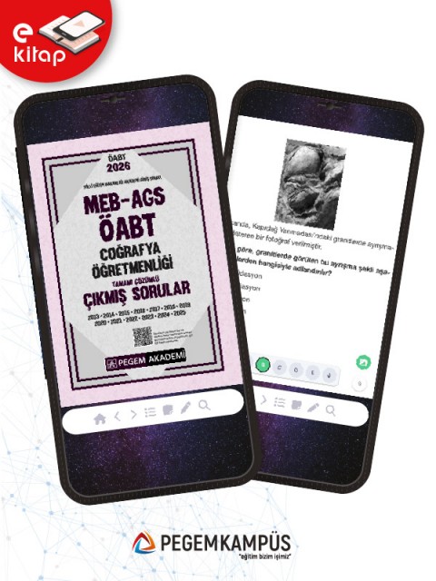2026 MEB-AGS ÖABT Coğrafya Öğretmenliği Tamamı Çözümlü Çıkmış Sorular (e-kitap)
