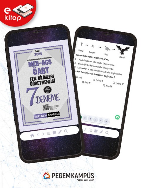 2026 MEB-AGS-ÖABT Fen Bilimleri Öğretmenliği Tamamı Çözümlü 7 E-Deneme