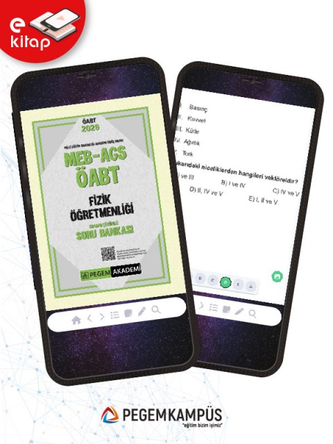 2026 MEB-AGS ÖABT Fizik Öğretmenliği Tamamı Çözümlü E-Soru Bankası
