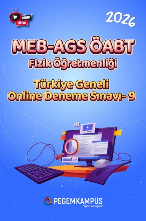 2026 MEB-AGS ÖABT Fizik Öğretmenliği Türkiye Geneli Online Deneme Sınavı-9