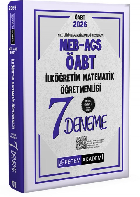 2026 MEB AGS ÖABT İlköğretim Matematik Öğretmenliği Tamamı Çözümlü 7 Deneme