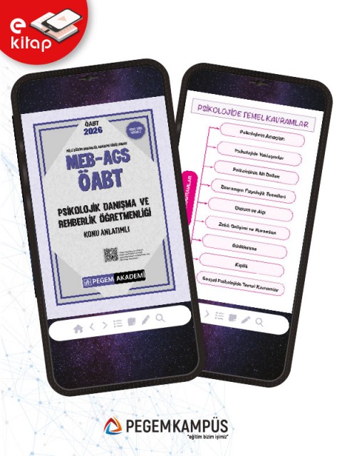 2026 MEB-AGS ÖABT Psikolojik Danışma ve Rehberlik Öğretmenliği Konu Anlatımlı E-Kitap