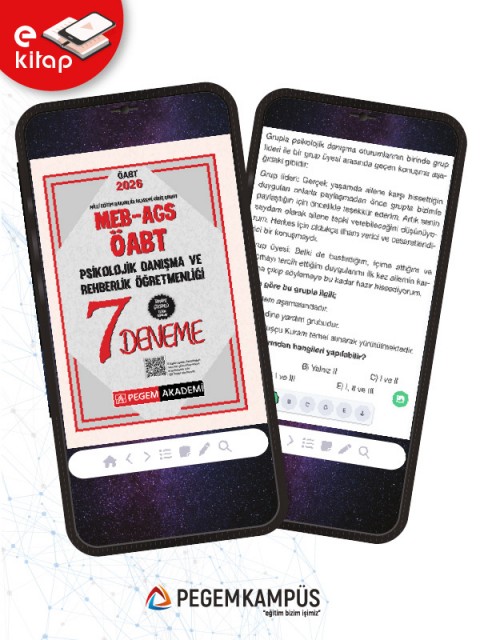 2026 MEB-AGS-ÖABT Psikolojik Danışma ve Rehberlik Öğretmenliği Tamamı Çözümlü 7 E-Deneme