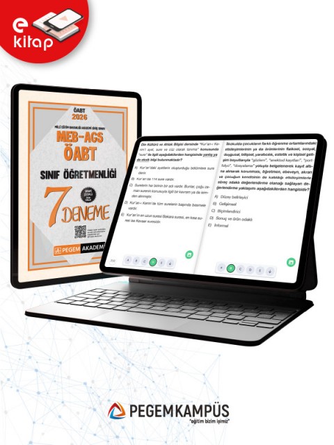 2026 MEB-AGS-ÖABT Sınıf Öğretmenliği Tamamı Çözümlü 7 E-Deneme
