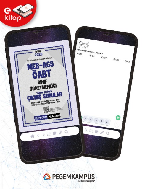 2026 MEB-AGS ÖABT Sınıf Öğretmenliği Tamamı Çözümlü Çıkmış Sorular (e-kitap)