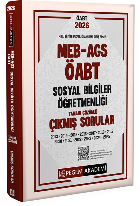 2026 MEB AGS ÖABT Sosyal Bilgiler Öğretmenliği Tamamı Çözümlü Çıkmış Sorular