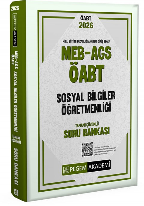 2026 MEB AGS ÖABT Sosyal Bilgiler Öğretmenliği Tamamı Çözümlü Soru Bankası