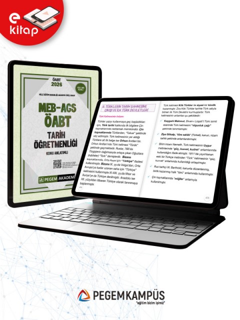 2026 MEB-AGS ÖABT Tarih Öğretmenliği Konu Anlatımlı E-Kitap