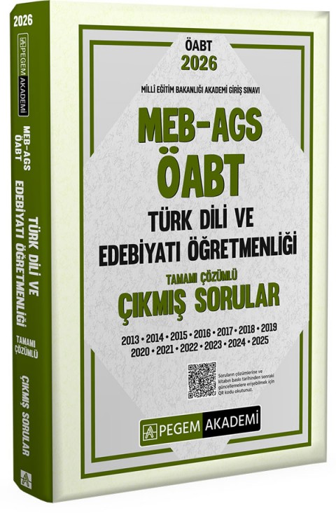 2026 MEB AGS ÖABT Türk Dili ve Edebiyatı Öğretmenliği Tamamı Çözümlü Çıkmış Sorular