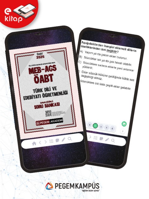 2026 MEB-AGS ÖABT Türk Dili ve Edebiyatı Öğretmenliği Tamamı Çözümlü E-Soru Bankası